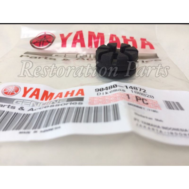 GROMMET 90480-14872 2PCS PENAHAN PENGAIT KUNCI JOK JUPITER Z MX PART ORIGINAL YAMAHA