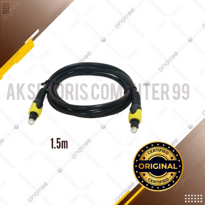 Kabel optik audio tv 1.5 meter / Kabel fiber optik / Kabel optik / Kabel optical audio tv / Kabel audio / Kabel audio speaker