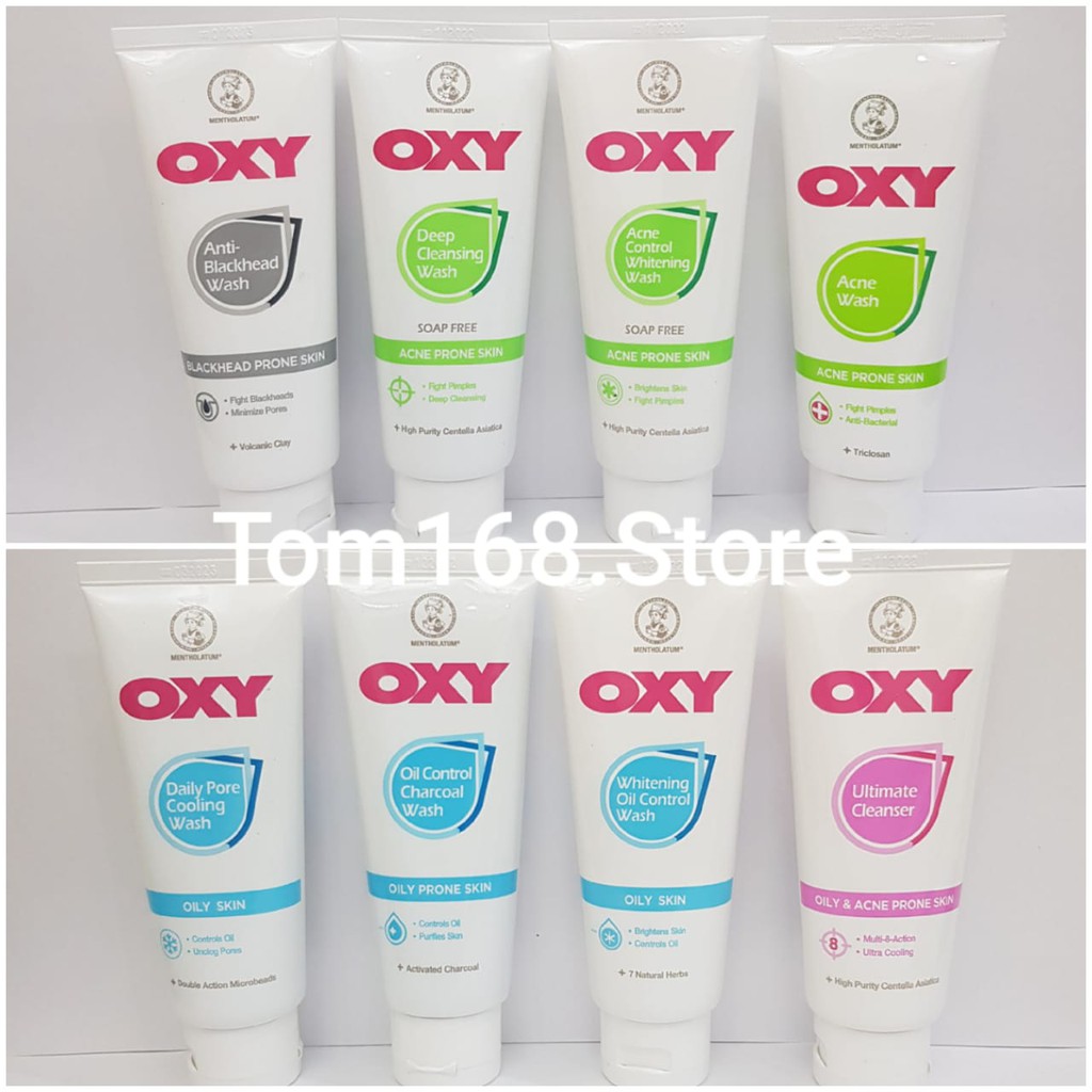 HARGA PROMO !!! OXY FACE WASH - SABUN JERAWAT 100 GRAM (KECUALI ACNE WASH 80GRAM)