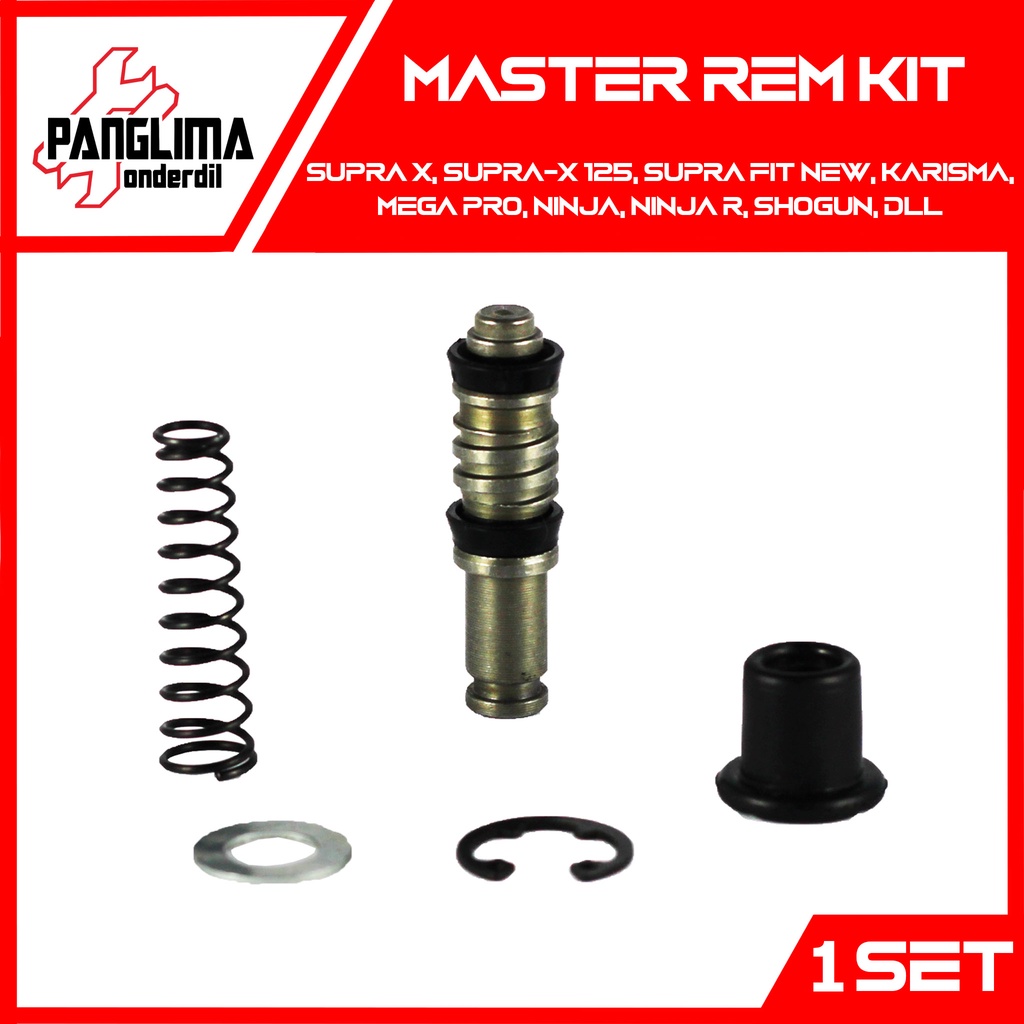 Master Rem Kit Supra X 125-FI &amp; Karisma &amp; Supra Fit New &amp; Mega Pro &amp; Ninja R &amp; Shogun 125 &amp; Smash &amp; CB150R-CB 150 R &amp; CS1 &amp; Sonic &amp; Tiger Revo Karet Sil-Seal Cylinder