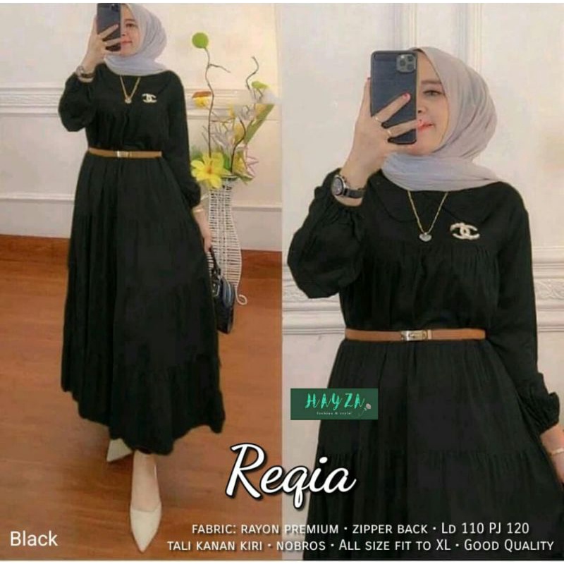 Dress Midi Muslim Rayon Premium | REQIA MIDI DRESS