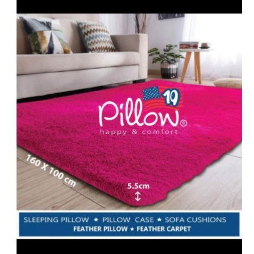 KARPET BULU PILLOW