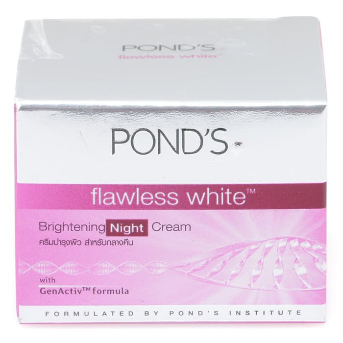 PONDS FLAWLESS WHITE NIGHT CREAM 10gr