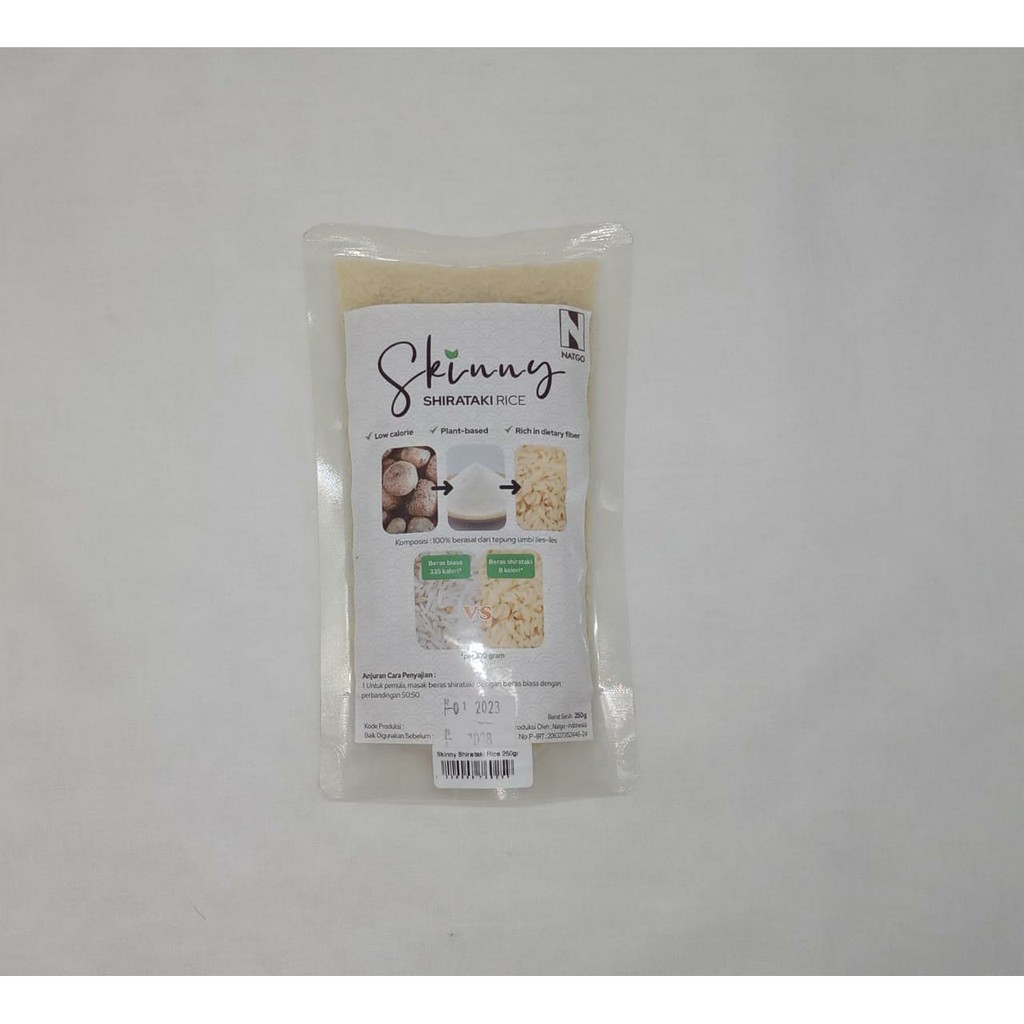 [BISA COD] Skinny Shirataki Rice ( Skinny Beras Shirataki ) 240gr Cocok Untuk Diet