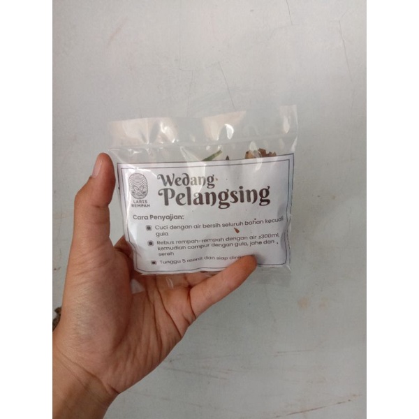 

Laris Rempah. Wedang pelangsing, Wedang Tradisional.