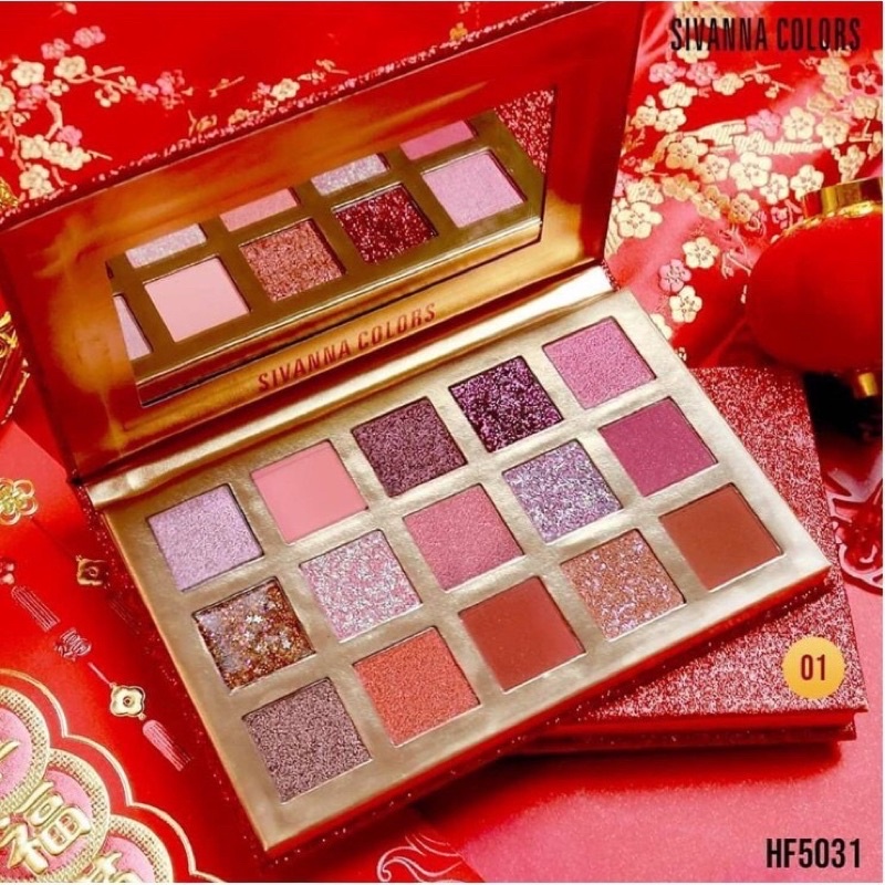 SIVANNA COLOR LUCKY PRETTY EYESHADOW PALETTE : HF5031