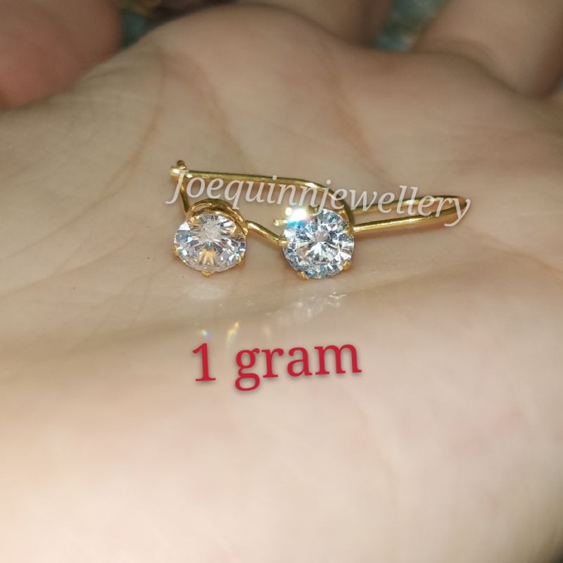 Anting desy emas muda 1 gram