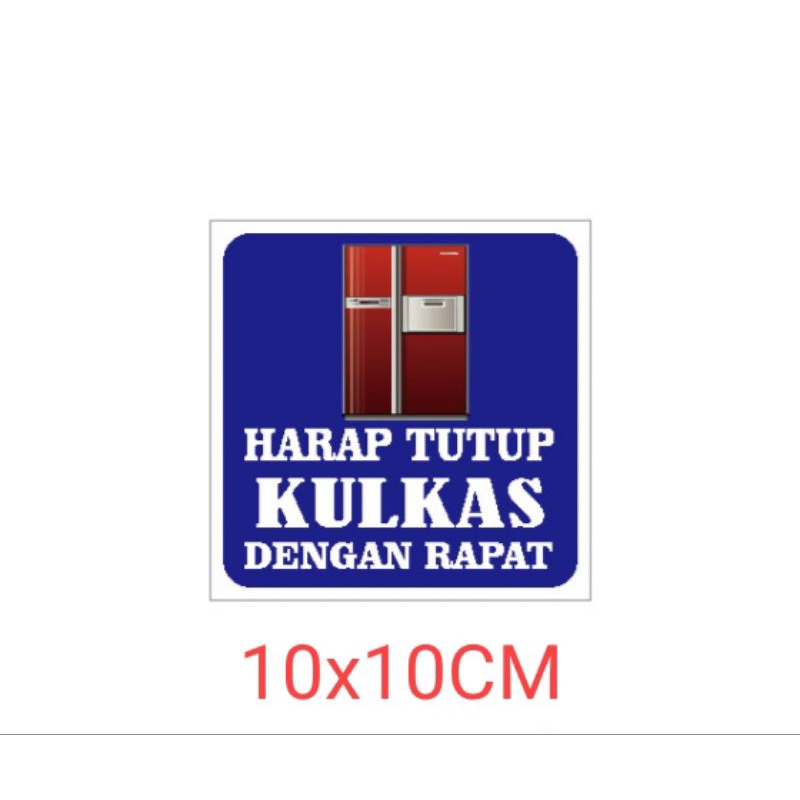

STIKER TUTUP KULKAS