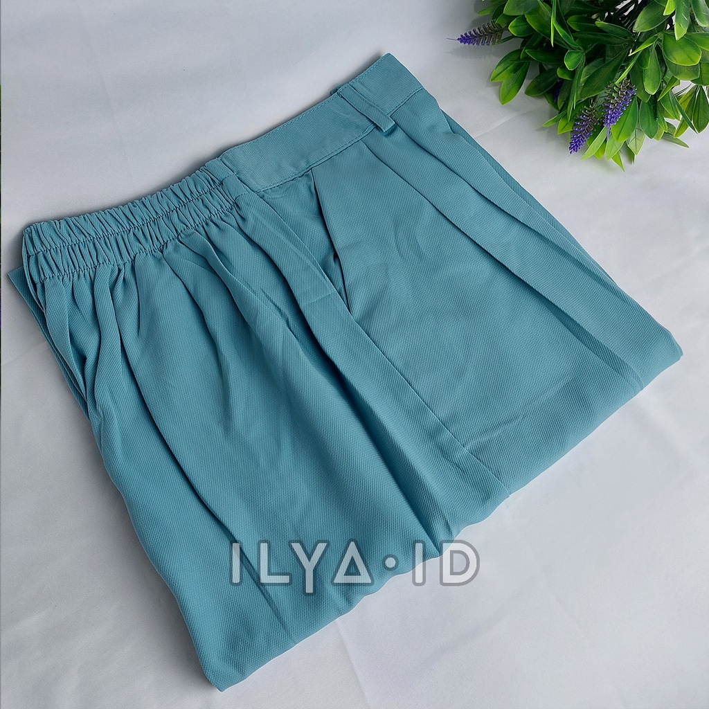 Jiso Pants (wardah) - Loose Pants Trousers Highwaist Kulot Wanita - Celana Kulot Highwaist Bahan Jatuh BB 35-85 KG