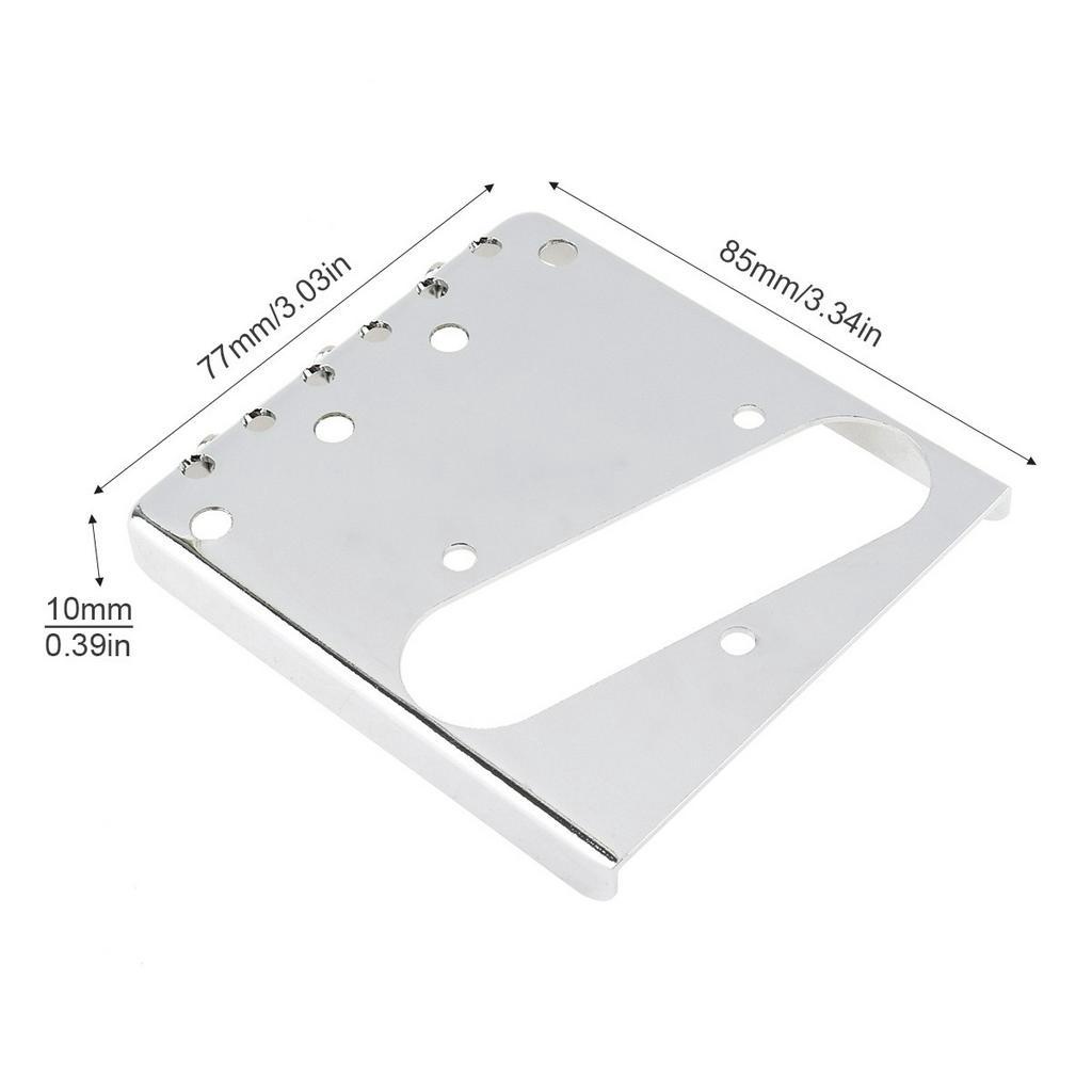 Saddle Bridge Tailpiece 6 Senar Bahan Kuningan Untuk Gitar Elektrik Fd Tl