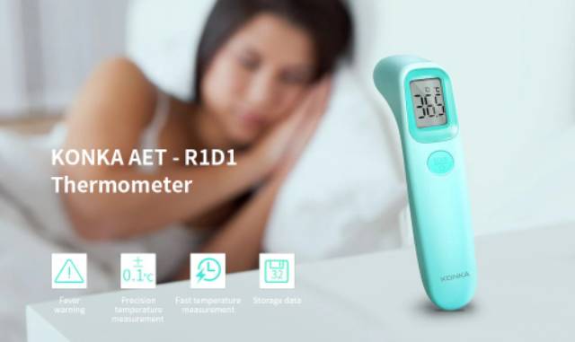 Thermometer Suhu Tubuh Digital Infrared Non Contact LED