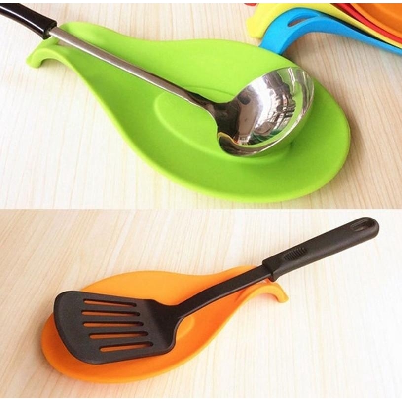 Kitchen Tools Heat Resistant Silicone Put A Spoon Mat Insulation Mat Placemat