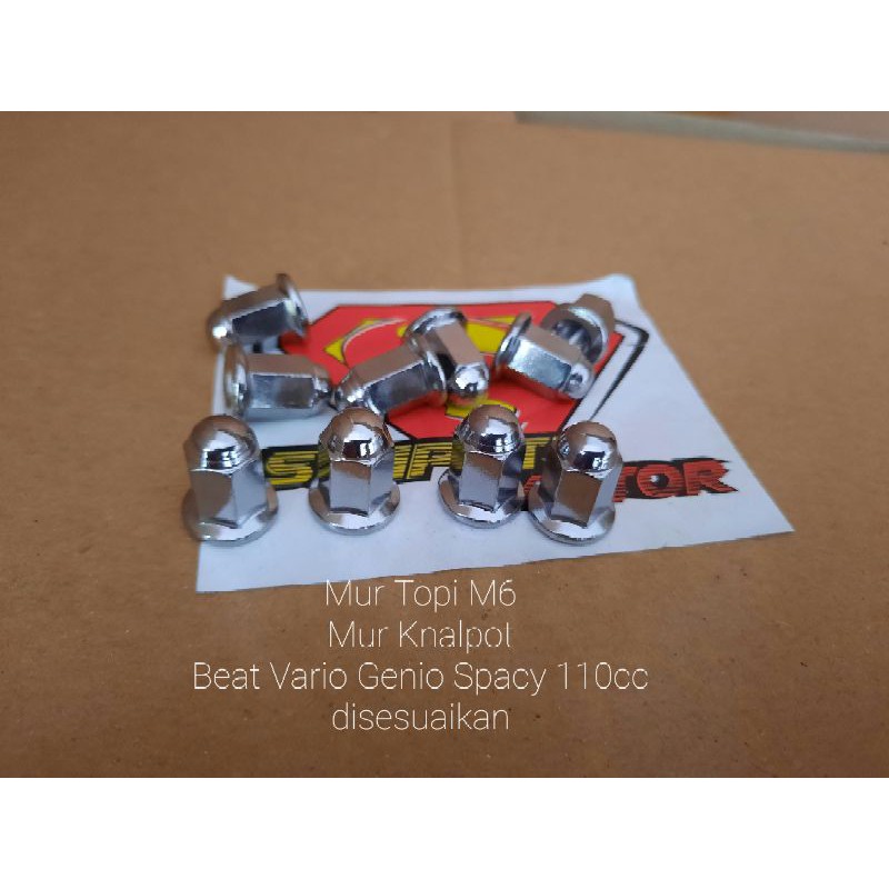 Mur Topi 10 M6 / Mur Topi Knalpot