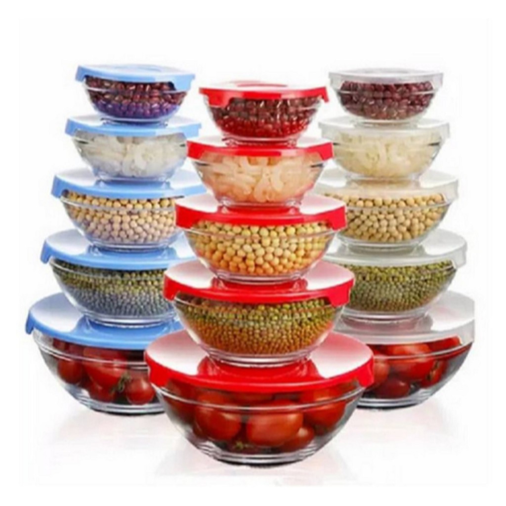 Glass Bowl Set / Fresh Bowl kaca / Mangkok Bowl / HC MANGKOK ELEGANTE