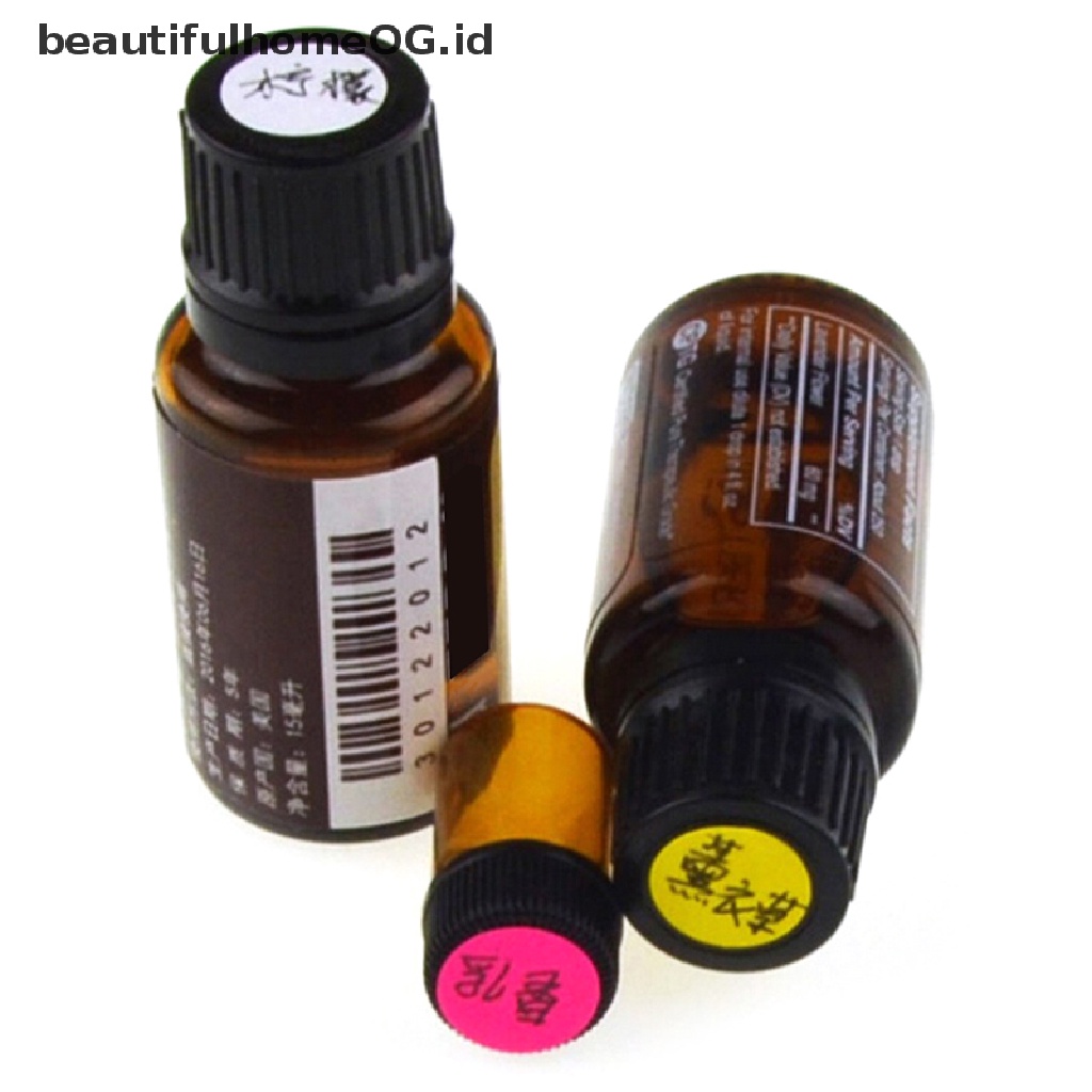 132pcs Stiker Label Bulat Untuk Tutup Botol Minyak Esensial