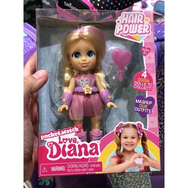 LOVE Diana Hair Power Dolls Original Boneka Diana