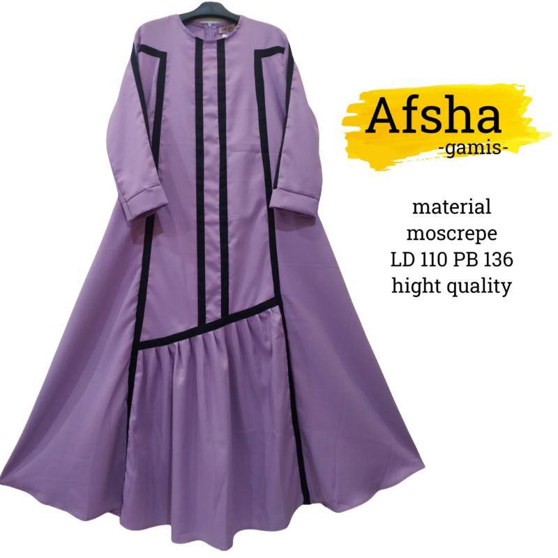 Gamis moscrepe Gamis polos Gamis lylac Gamis polos terbaru Gamis biru elektrik Gamis biru Gamis ungu