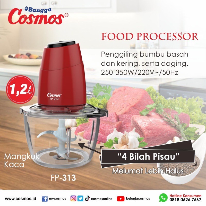 cosmos fp-313 / food processor / chopper / fp 313