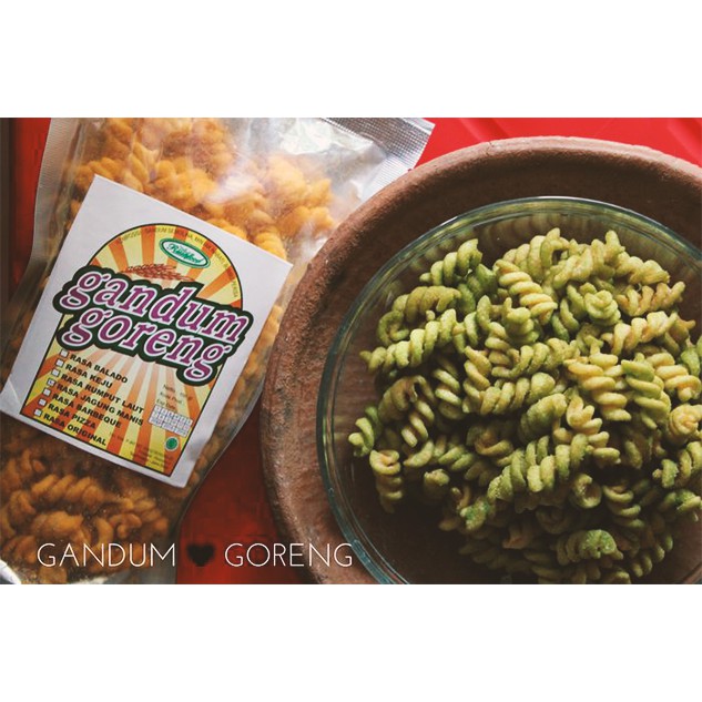 

Gandum Enak / Gandum Murah / Gandum Goreng - Cemilan Sehat / Snack / Makanan Ringan - Balado Jeruk