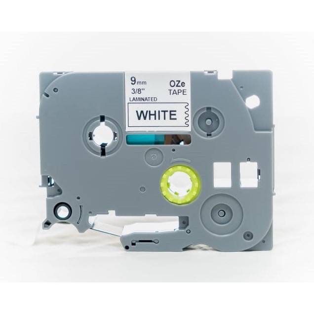 OZe-221 OEM LABEL TAPE BROTHER 9mm Black On White