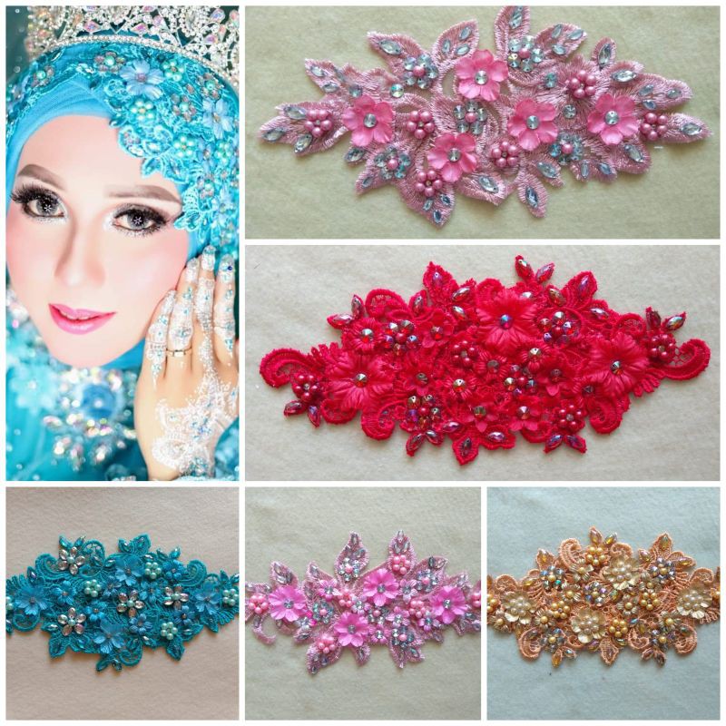 herpis murah meriah  untuk pengantin/ hijab pesta/ wisuda/trimatamu