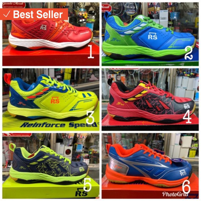 Sepatu Sport Olahraga murah awet kuat / Sepatu Badminton RS Jeffer JF 783 / 797 / 798 / 799 / 701