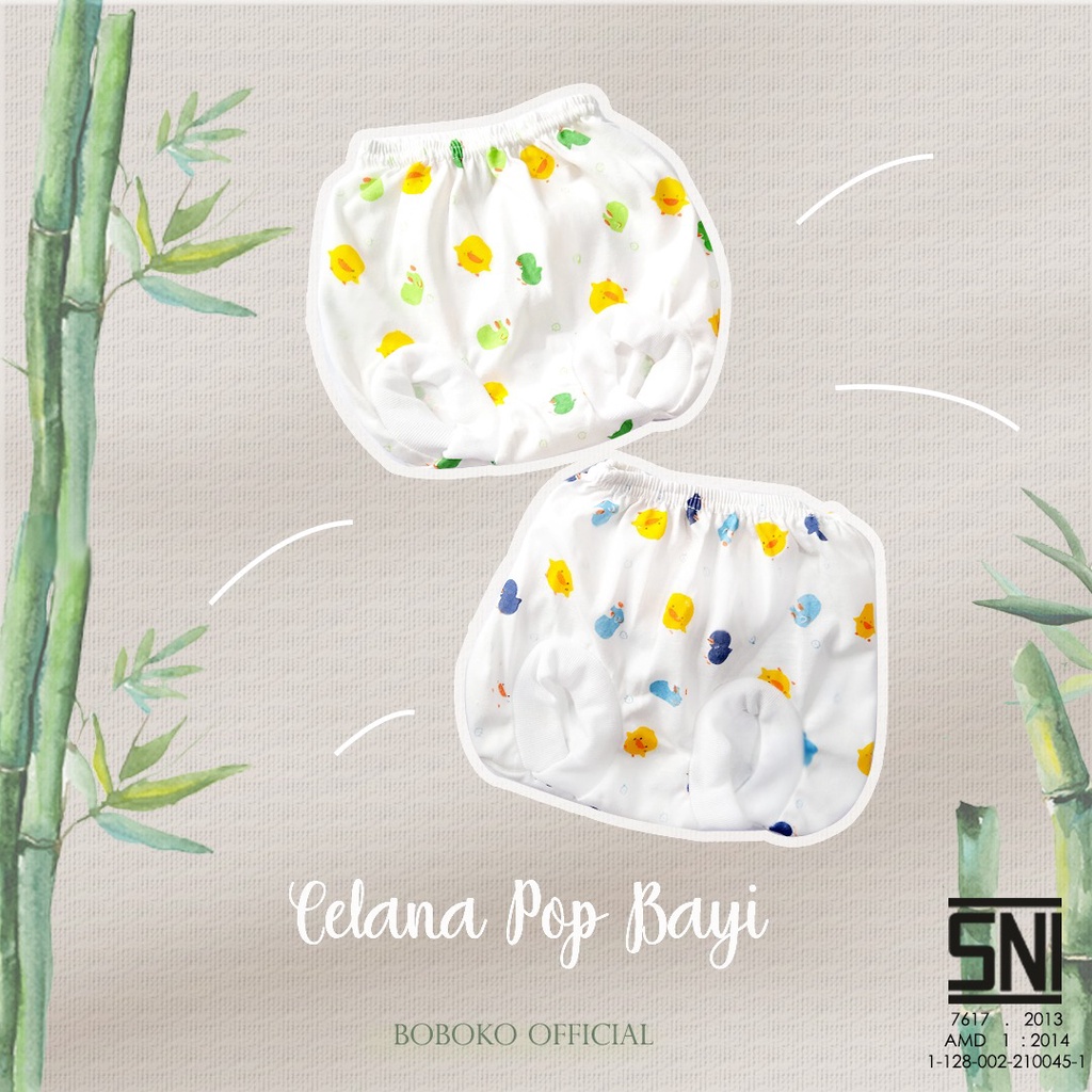 BOBOKO Celana Pop Bayi DK Unisex MOTIF RANDOM