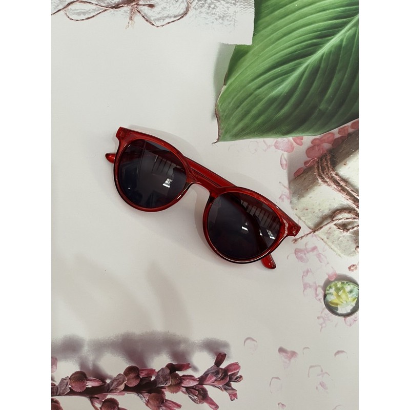 FATWANNISA - KOREA - 1 KACAMATA KOREA BULAT-Merah