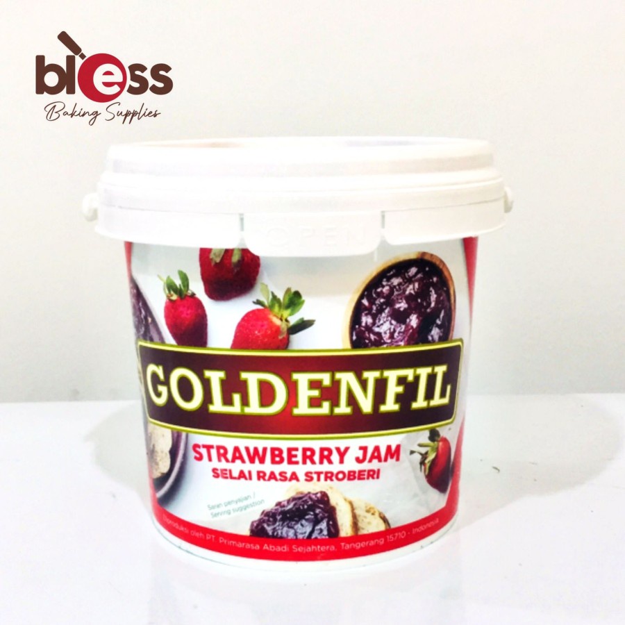 

GOLDENFIL STRAWBERRY JAM KEMASAN 1 KG / CTN ( 12 PCS )