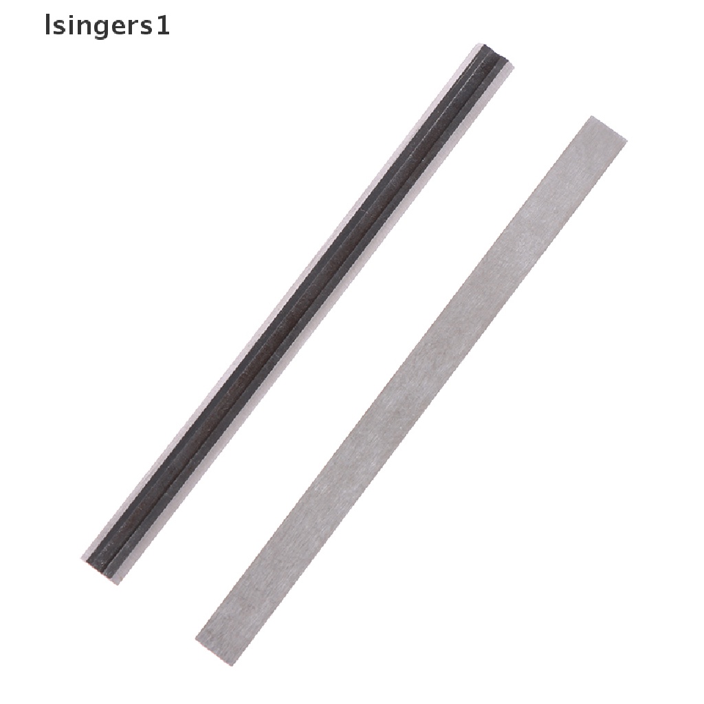 (lsingers1) 2pcs Pisau Serut Kayu Bahan Carbide 82mm