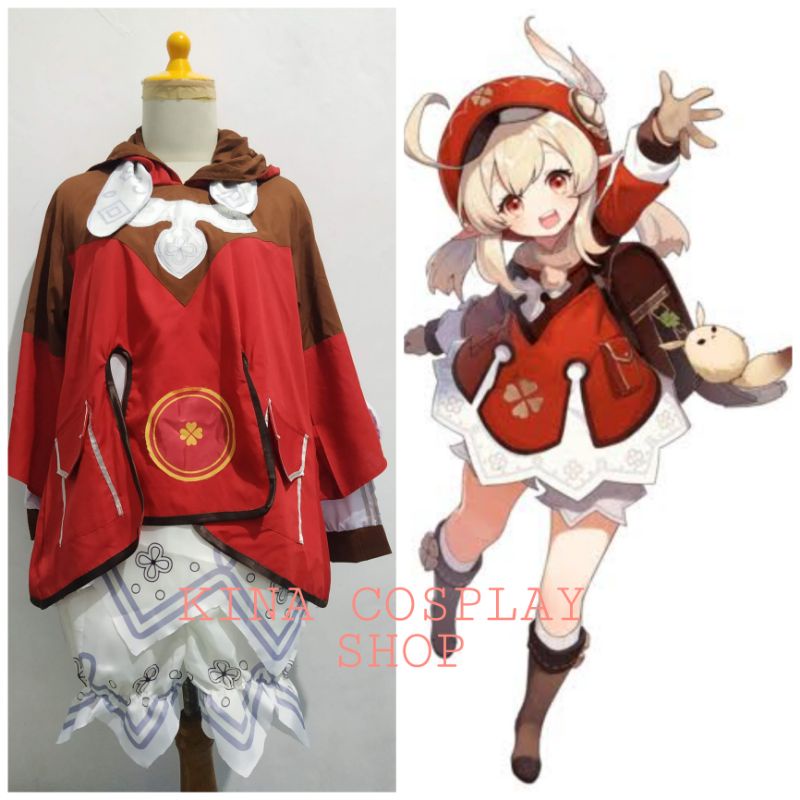 Genshin Impact Klee default Cosplay Costume