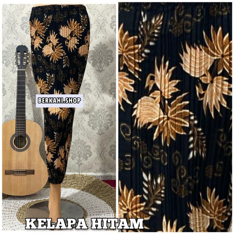 ROK PLISKET BATIK/BAWAHAN TRADISIONAL/ROK PLISKET MURAH