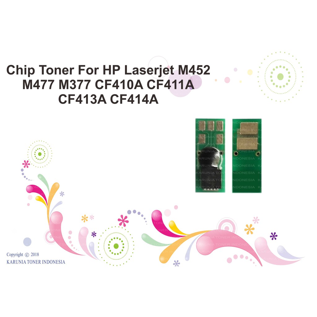 Chip Toner For HP Laserjet M452 M477 M377 CF410A CF411A CF412A CF413A