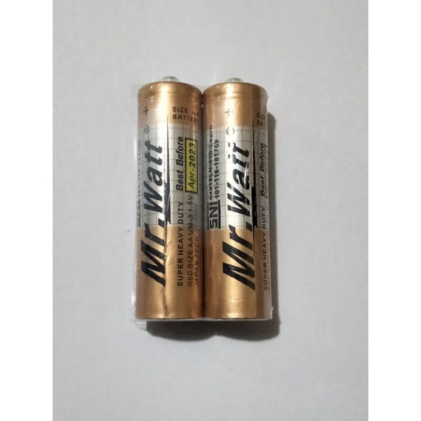 2pcs Baterai AA