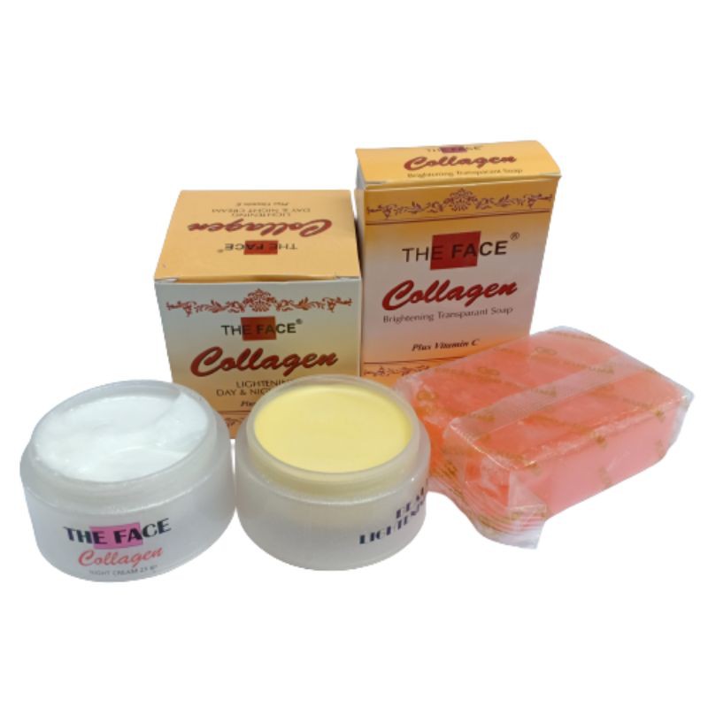 CREAM COLLAGEN THE FACE 3IN1 + SABUN THE FACE