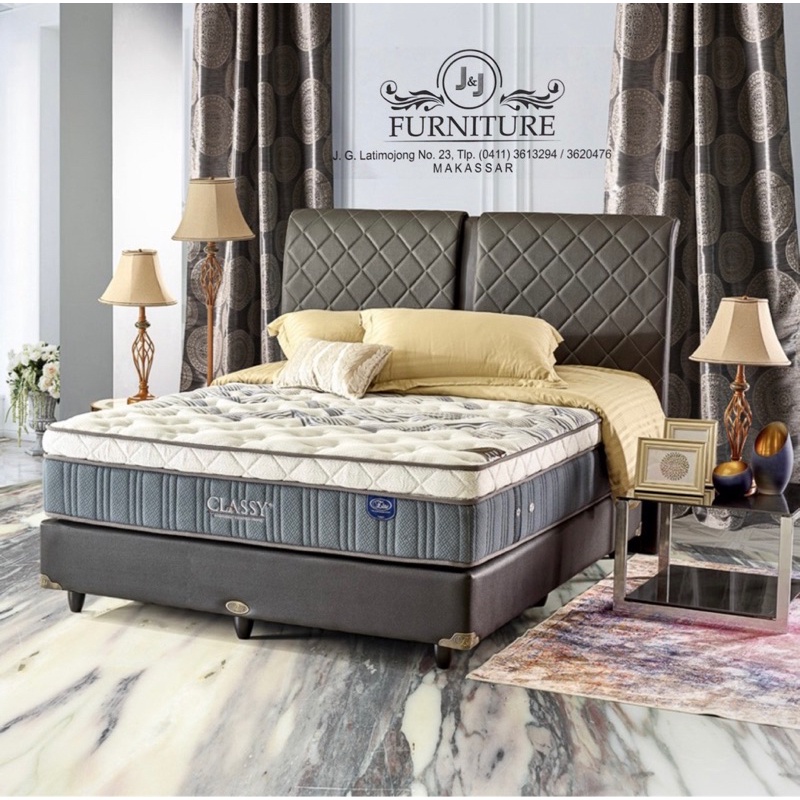 Elite springbed classy makassar kasur set elite murah