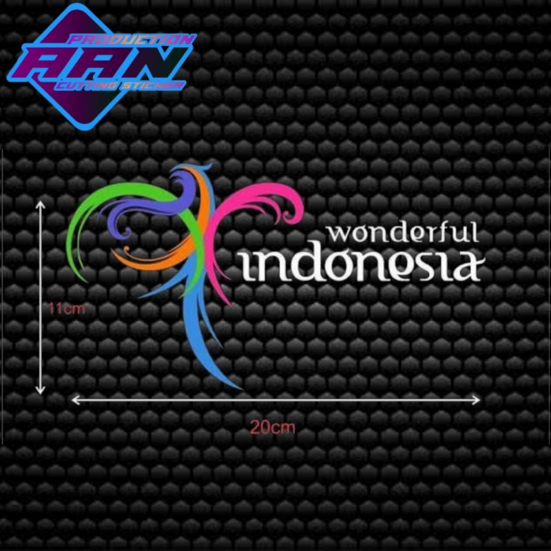 STIKER WONDERFUL INDONESIA
