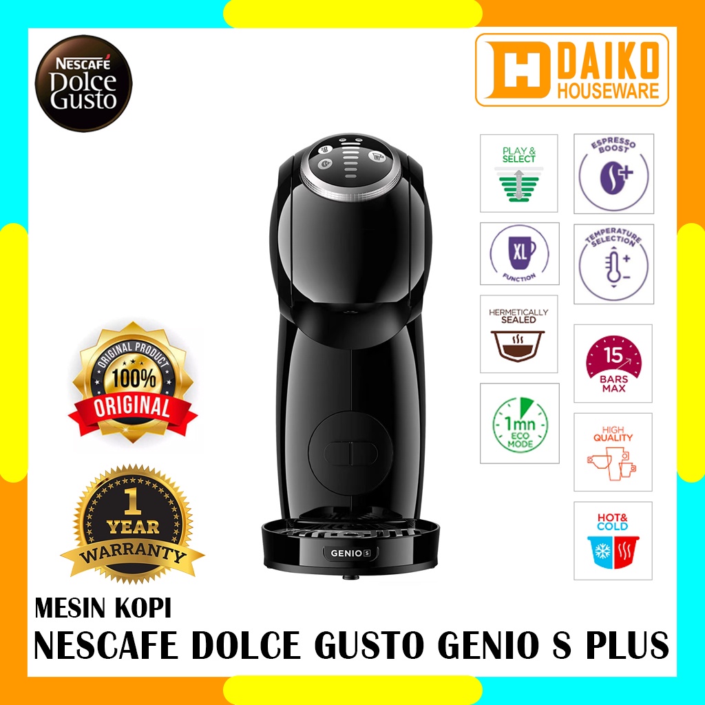 Mesin Kopi NDG Nescafe Dolce Gusto NEW GENIO S PLUS Garansi Resmi 1 Tahun Original