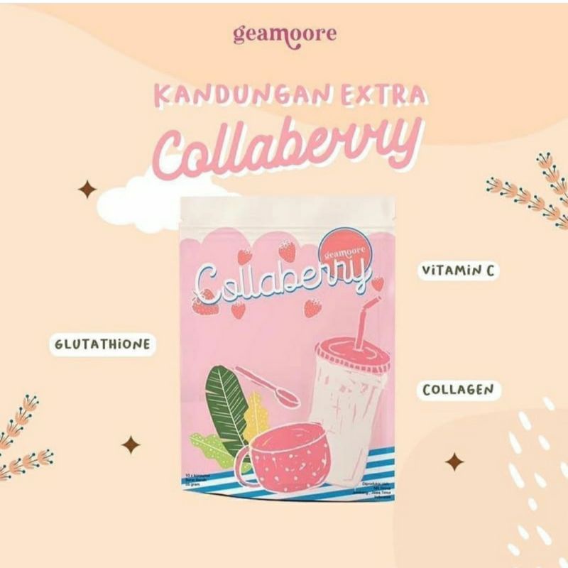 COLLAGEN DRINK BY GEAMOORE | COLLABERRY &amp; COLLACHOCO