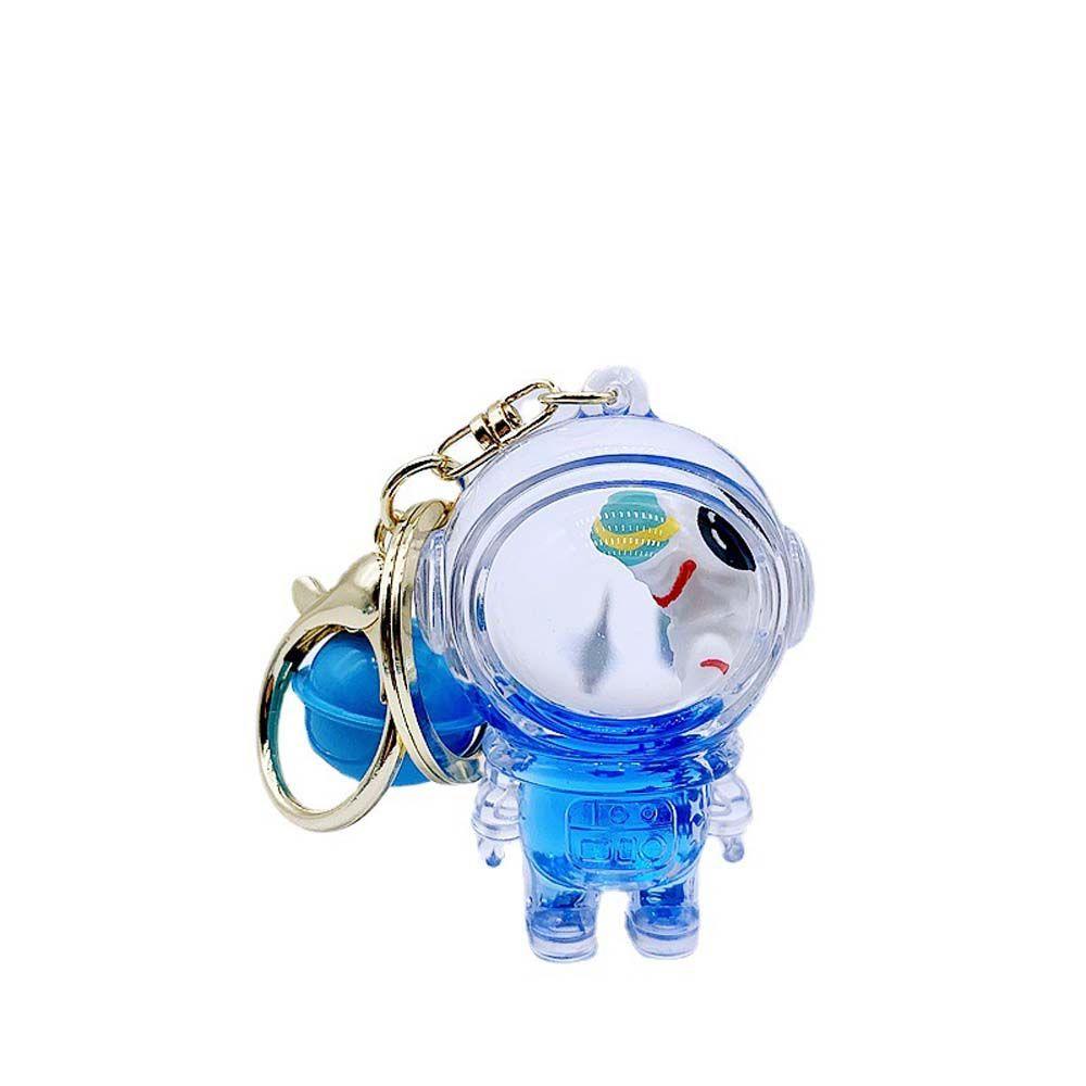 Augustina Astronot Floating Keychain Charm Fashion Wanita Anak Akrilik Tempat Kunci Mobil