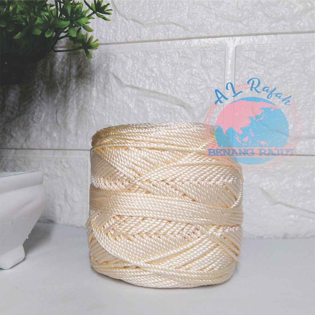 ALRAFAH ALSTORE - BENANG RAJUT POLY KILAP SALEM