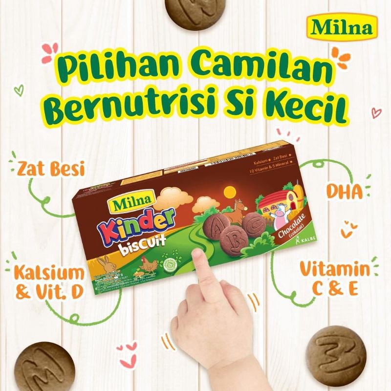 Milna Toddler Biscuit Bayi 110 Gr Milna Kinder MPasi Baby Food