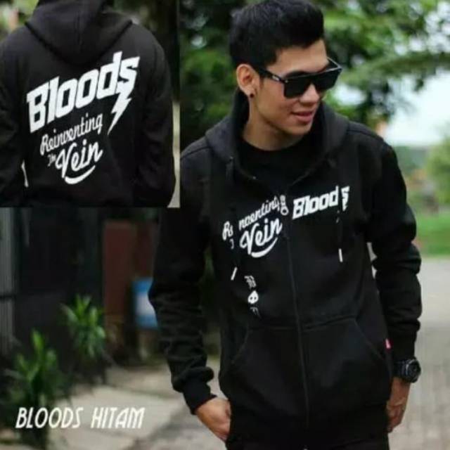 JAKET HOODIE ZIPER BLOODS distro S-XXXL
