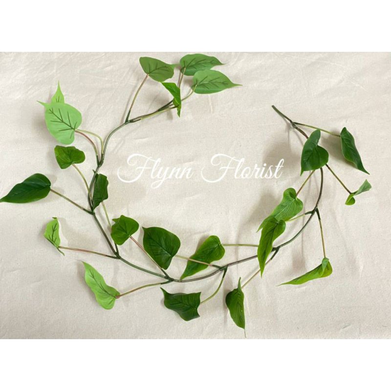 Daun Rambat Sirih Premium (satuan) Daun Artificial / Daun Dekorasi / Daun Plastik / Daun Pernikahan