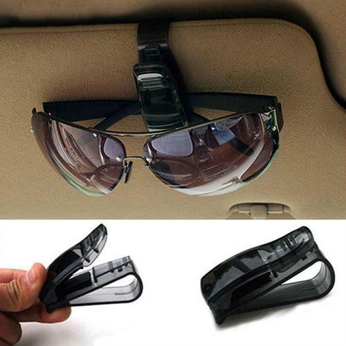 Klip Holder Kacamata / Kacamata / Kartu Parkir / Tiket / Pulpen Universal Untuk Sun Visor Mobil