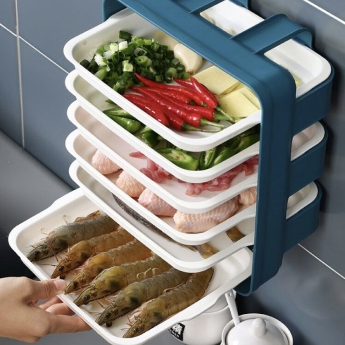 FIT BUY 1 DAPAT 6 RAK Multilayer Dish Rack ORIGINAL