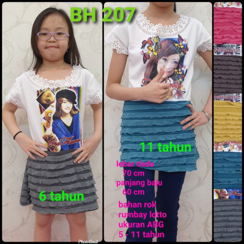 tokoabelgrosir BH207 rok rumbay bahan lotto random