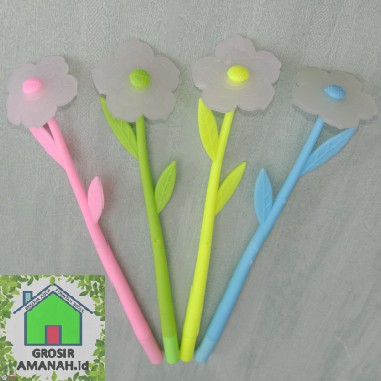 grosiramanah [TERMURAH] Pulpen / 12pcs Pulpen bunga / Pulpen gel / Pulpen Flower / Ballpoint Flower