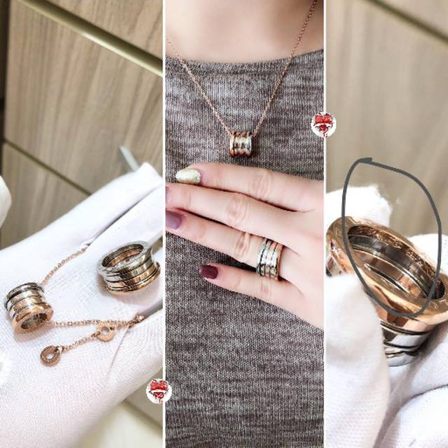 Cincin Bulgar* Zero 2 tone mirror( silver rosegold)