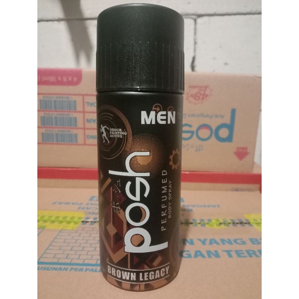 POSH MEN Parfum Brown Legacy Body Spray 150Ml